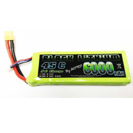 Battery LiPo Black Lithium 6000mAh 45C 2S 