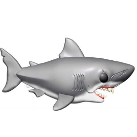 Teeth of the sea Oversized POP!Movies Vinyl figurine Jaws 15 cm Pop figures