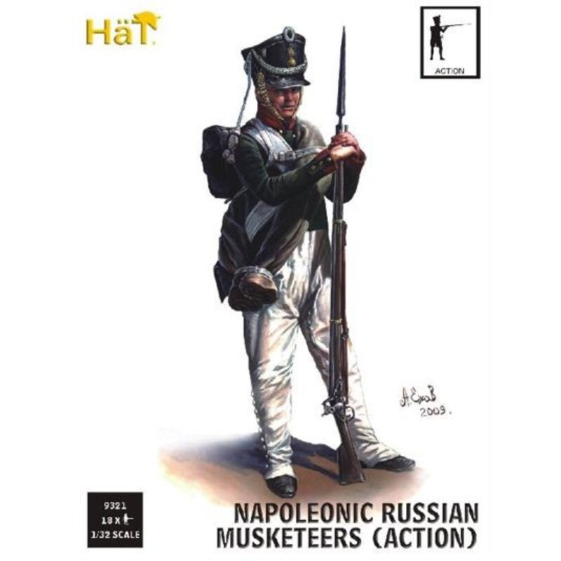 Russian Infantry Action (Napoleonic Period) Figure