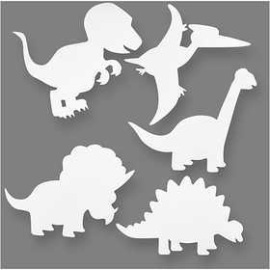 Dinosaur, H: 15-22 cm, W: 24-25 cm, 16pcs, 230 g Packaging, box and storage