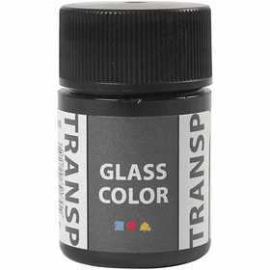 Glass Color Transparent, black, 35ml 