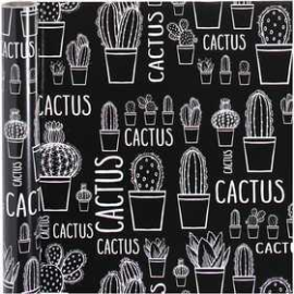 Wrapping Paper, W: 50 cm, 80 g, , cactus, 5m Packaging, box and storage