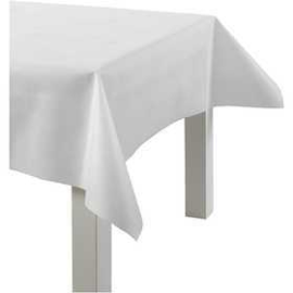 Imitation Fabric Table Cloth, white, W: 125 cm, 70 g/m2, 10m Cooking