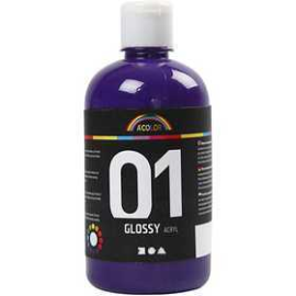 A-Color Acrylic Paint, violet, 01 - glossy, 500ml 
