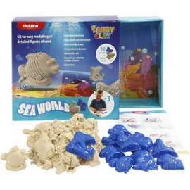 Sandy Clay®, natural, seaworld, 1set Modelling clay
