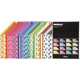 Color Bar Paper, A4 210x297 mm, 100 g, asstd colours, pattern, 160mixed sheets 