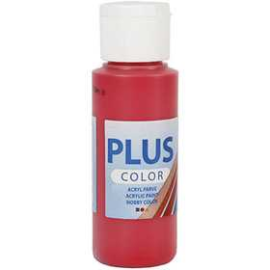 Plus Color Craft Paint, berry red, 60ml 