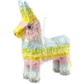 Party Piñata, size 39x13x55 cm, pastel colours, 1pc Various papers