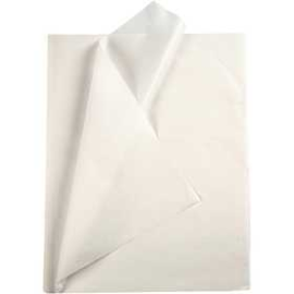 Tissue Paper, sheet 50x70 cm, 14 g, white, 10sheets Various papers