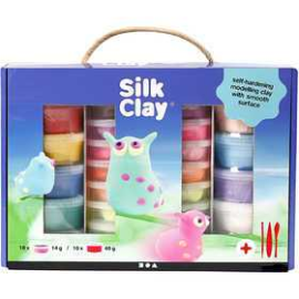 Silk Clay® Set, asstd colours, 1set Modelling clay