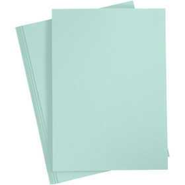 Card, light blue, A4 210x297 mm, 220 g, 10pcs Various papers