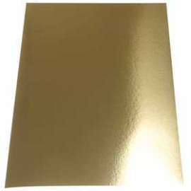 Metallic Foil Card, A2 420x600 mm, 280 g, gold, 10sheets 