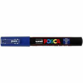 Uni Posca Marker, line width: 0.7 mm, PC-1M , blue, extra-fine, 1pc 
