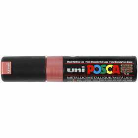 Uni Posca Marker, line width: 8 mm, PC-8K , metallic red, broad, 1pc 