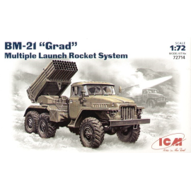 BM-21 Grad multiple rocket launch system Model kit
