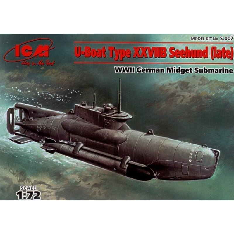 U-Boat Type XXVIIB Seehund late version midget submarine