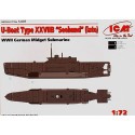 U-Boat Type XXVIIB Seehund late version midget submarine