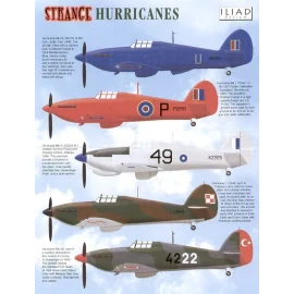 Strange Hawker Hurricanes (5) Hawker Hurricane Mk.I P2992/P 527 Radar Calibration Squadron Hornchurch 1943 overall red L2048 as 