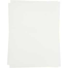 Transfer Sheet, sheet 21.5x28 cm, transparent, for light textiles, 5sheets Various papers