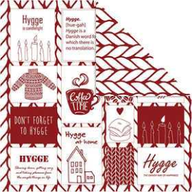Design Paper, sheet 30.5x30.5 cm, 180 g, , hygge and knitting, 5sheets Various papers