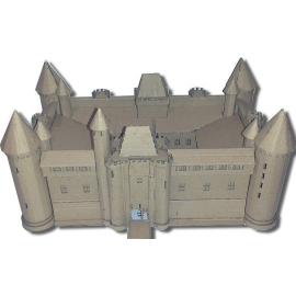 Model Château de Marcoussis (91) - (carton) Building model kit
