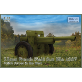75mm French Field Gun Mle 1897-Polish Forces in the West Model kit