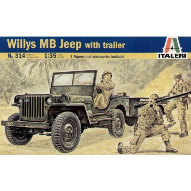 US Willy′s Jeep with Trailer