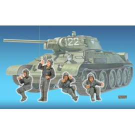 T-34 Tank Crew(1)- 4 Figures 