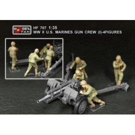 WWII U.S. Marines gun crew(set 1 4 fig.) Figure