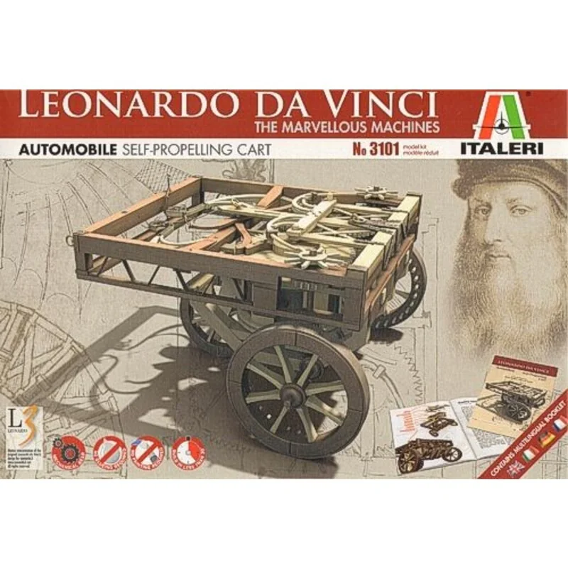 Leonardo Da Vinci Self-Propelling Cart The Marvellous Machines