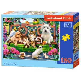 Pets in the Park, Puzzle 180 Teile 