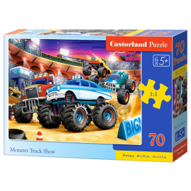 Monster Truck Show, Puzzle 70 Teile 