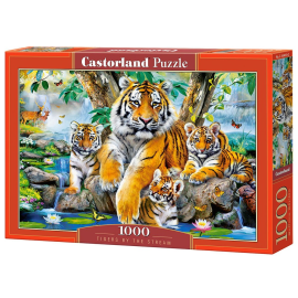 Tigers by the Stream, Puzzle 1000 Teile 