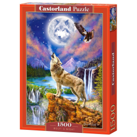 Puzzle Wolf's Night, Jigsaw 1500 pieces 