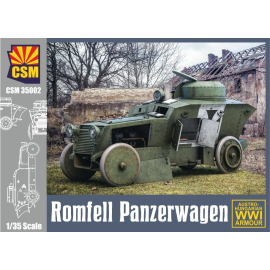 Austro-Hungarian 'Romfell' Panzerwagen WWI Model kit