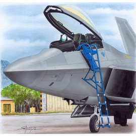 Ladder for Lockheed-Martin F-22A (designed to be used with Academy, Hasegawa, Italeri and Revell kits)[Boeing] 