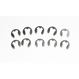 Stainless steel circlips 2.3mm (10 pieces) 
