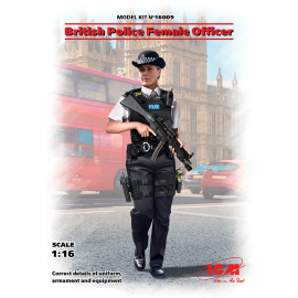 British Police Female Officer (100% new molds) Figure