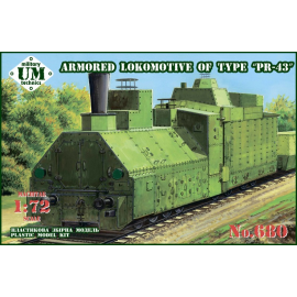 Armored Lokomotive Of Type "PR-43" (trains) Model kit