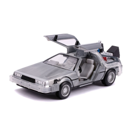 Back to the Future II DeLorean Time Machine 1/24 metal Hollywood Rides 