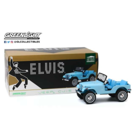Elvis Presley: Jeep CJ-5 Sierra 1:18 Blue Die-cast