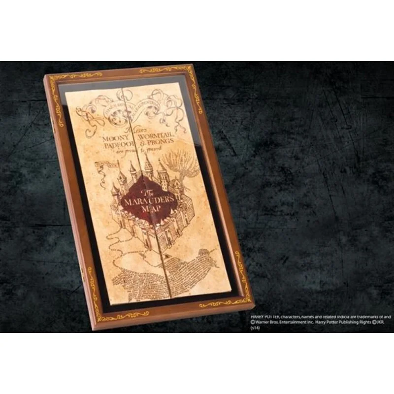 Harry Potter Marauder´s Map Display Case Replica