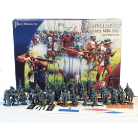 Mercenaries' European Infantry 1450-1500 Add-on and figurine sets for figurine games