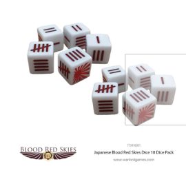 Japanese Blood Red Skies Dice Add-on and figurine sets for figurine games