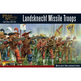 Landsknecht Missile Troops Add-on and figurine sets for figurine games