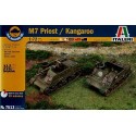 M7 Priest 105mm HMC includes 2 snap together vehicles