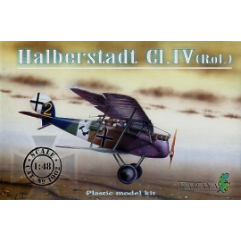 Halberstadt Cl.IV (Rol.) - second series made by Roland factory long fuselage. - 2 German painting schemes. Model kit