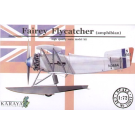 Fairey Flycatcher wheels and float plane Airplane model kit