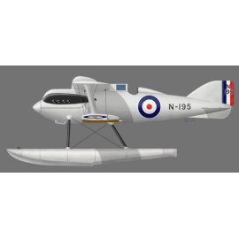 Gloster IIIB RAF floatplane with decals Model kit