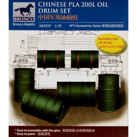 Chinese PLA 200 litre Oil Drum Set x 6